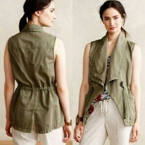 Anthropologie Sanctuary Moss Green Vest